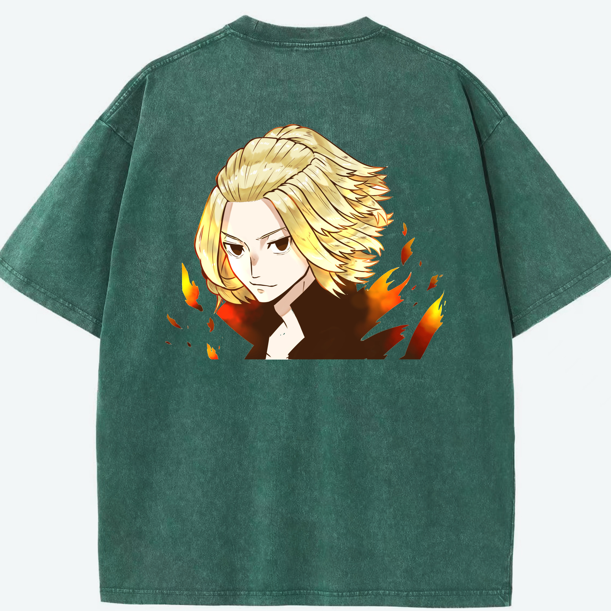 （画像用） 東京リベンジャーズ Tokyo Revengers 綿100% ヴィンテージ風 半袖Tシャツ（背面プリント）